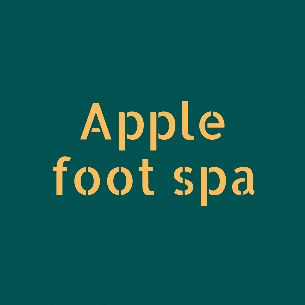 Apple foot spa